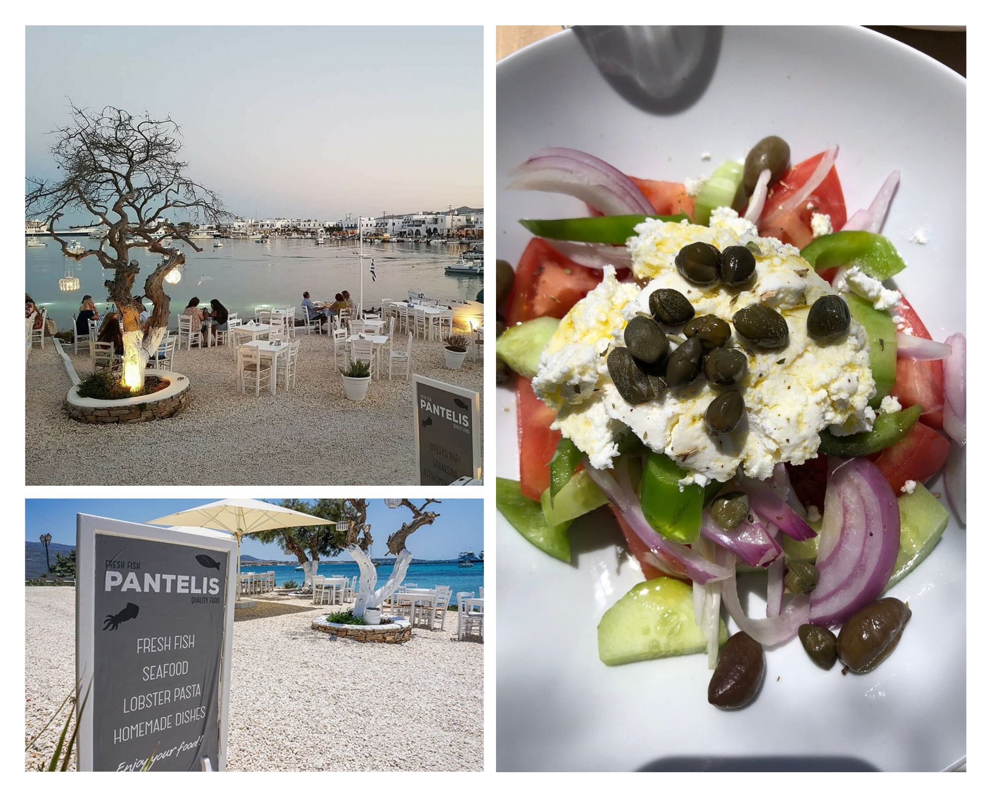 Pantelis Fish Tavern: This stunning restaurant takes direct inspiration from the Aegean Sea, in both its menu and design.